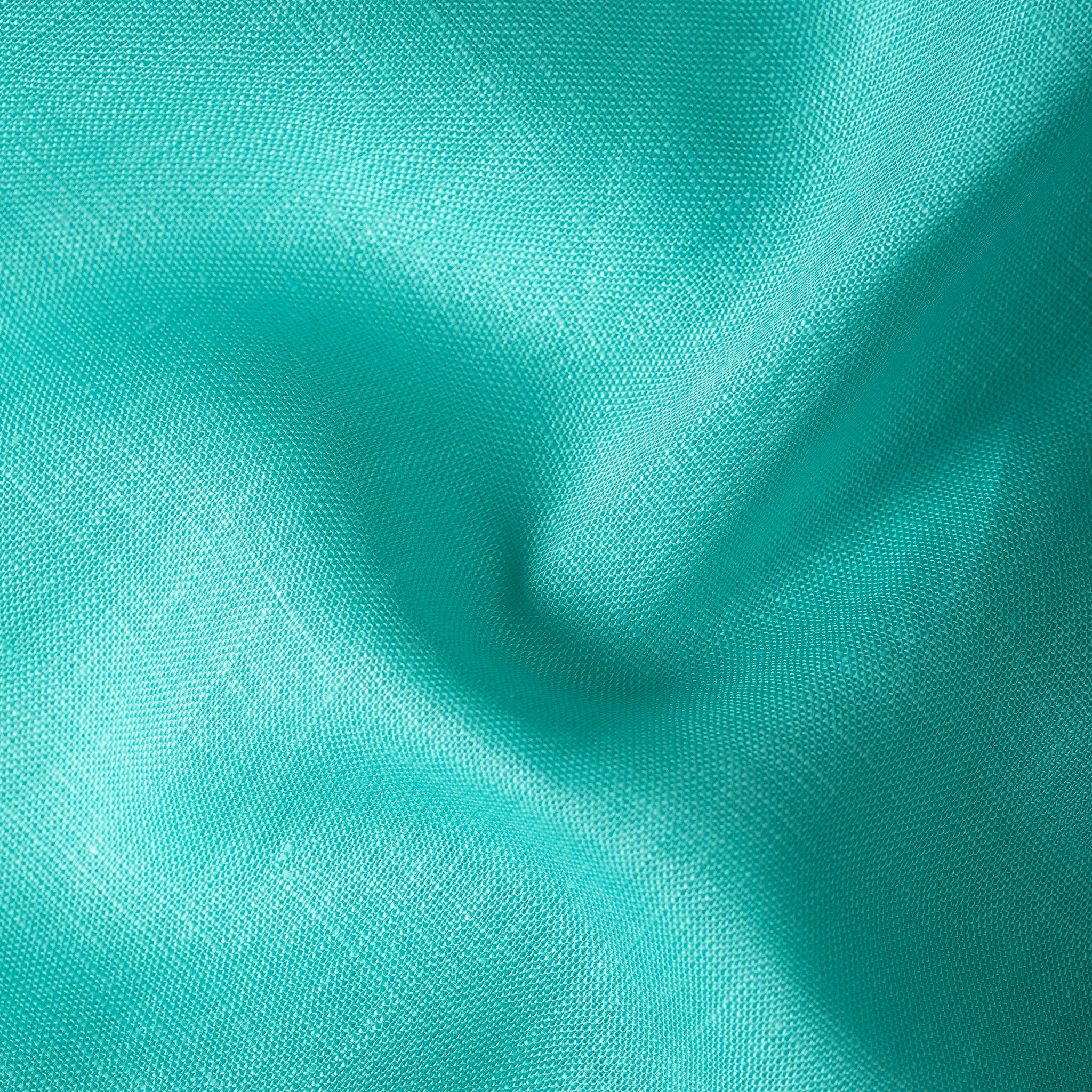 Turquoise Color 80s Lino Lyocell Shirt For Men
