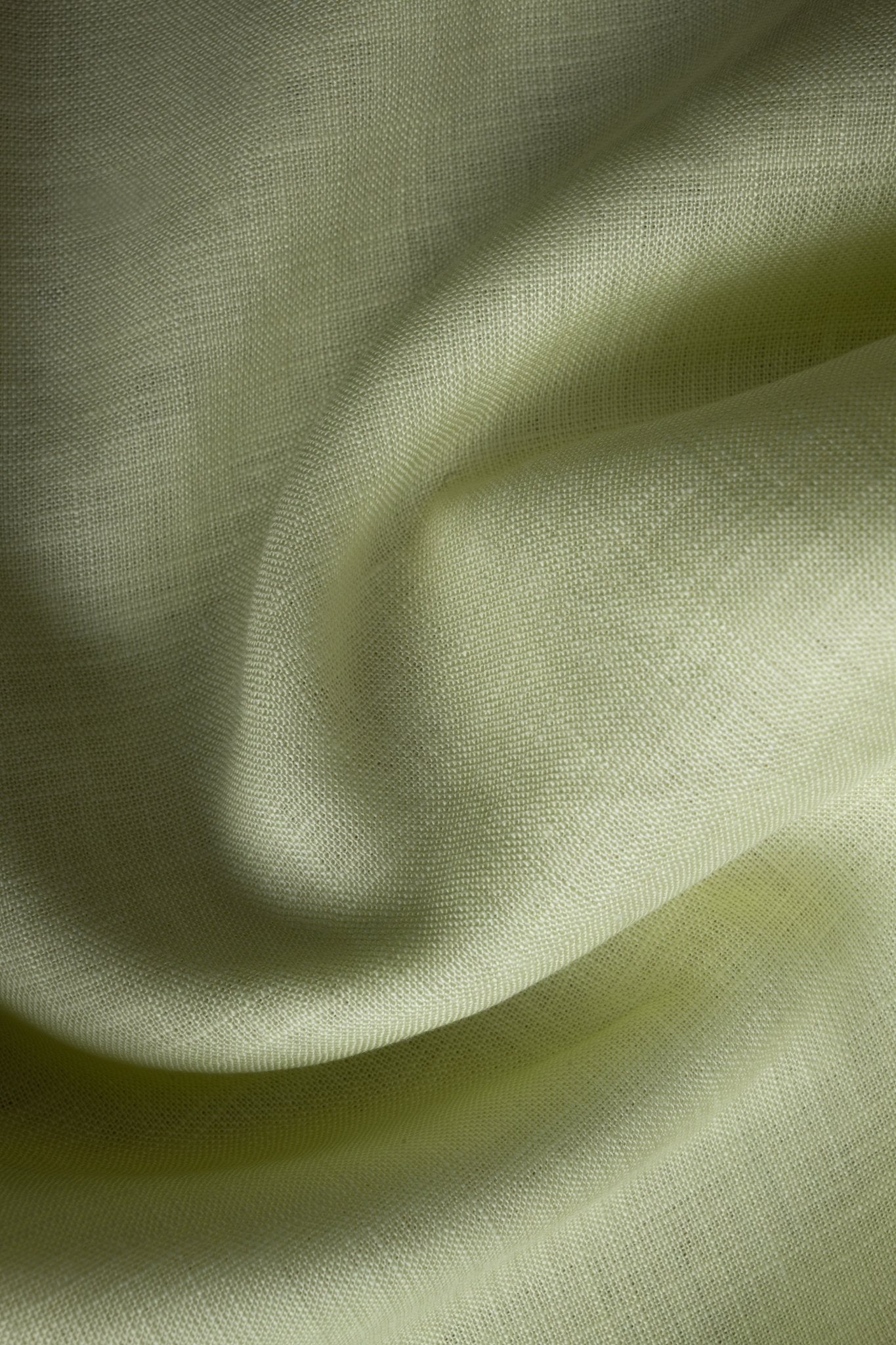 Pale Lime Color Lyocell Cotton Shirt For Men - Punekar Cotton