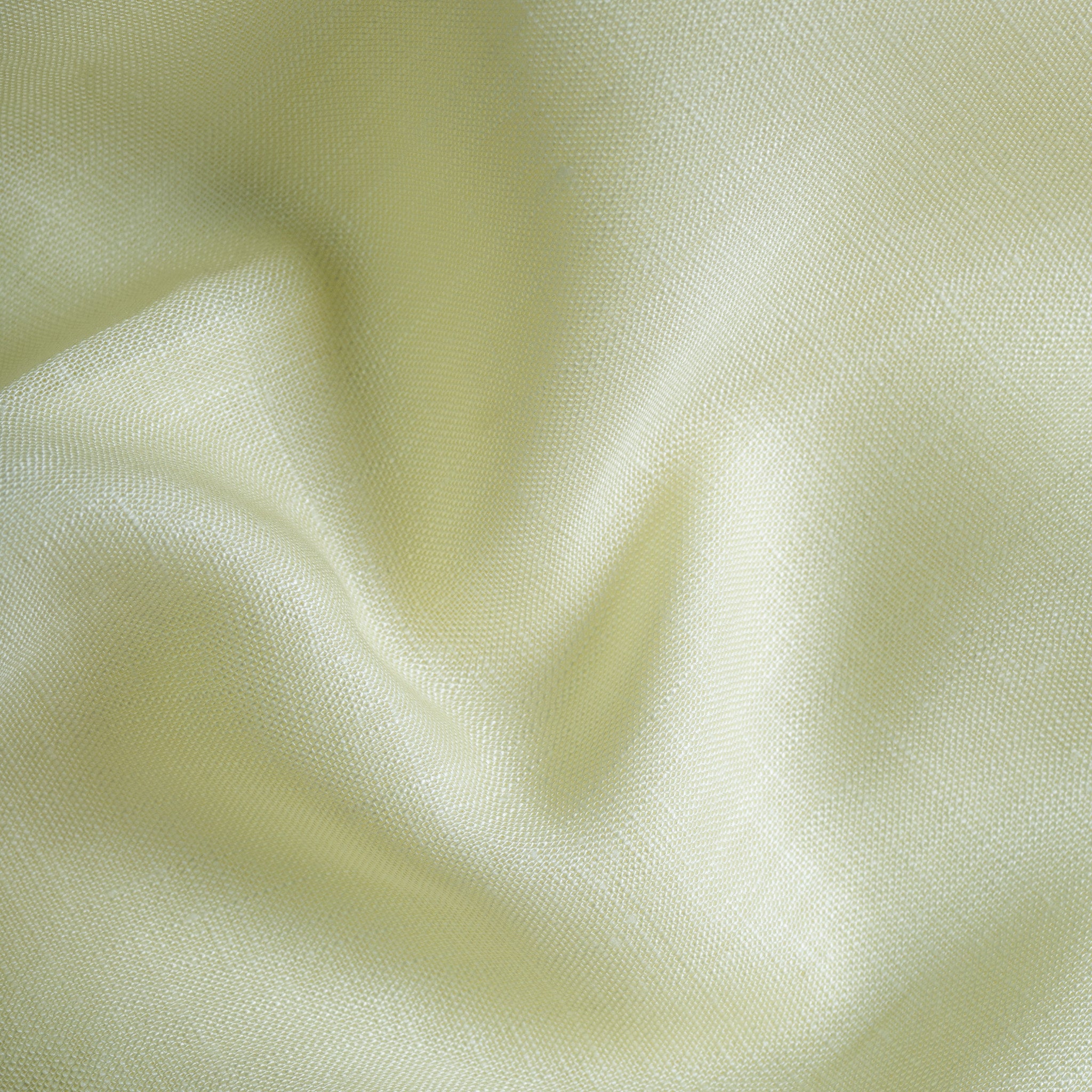 Butter Yellow Color 80s Lino Lyocell Shirt For Men