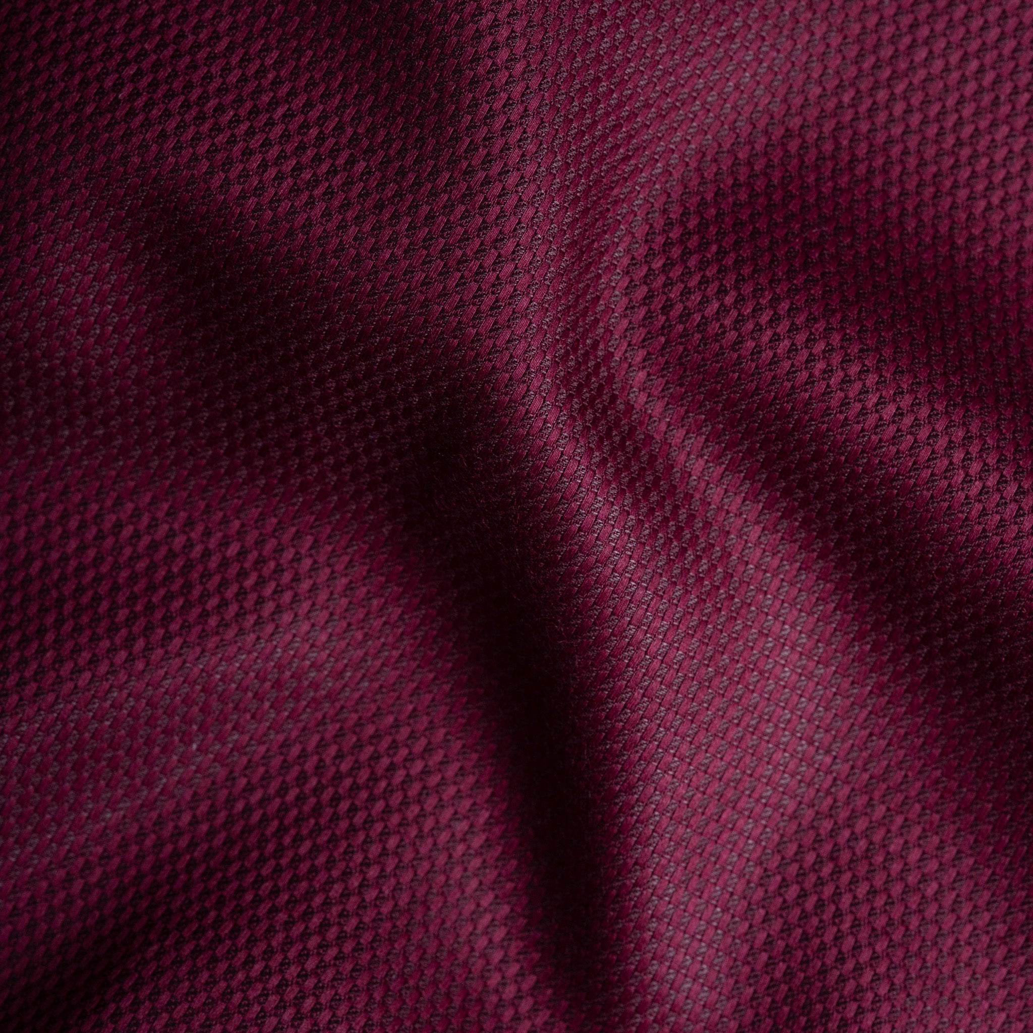 Burgundy Wine Softweave Cotton Tencel Textured Shirt For Men - Punekar Cotton