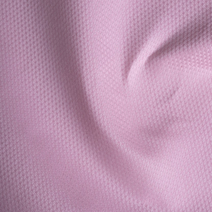 Powder Pink Softweave Cotton Tencel Textured Shirt For Men