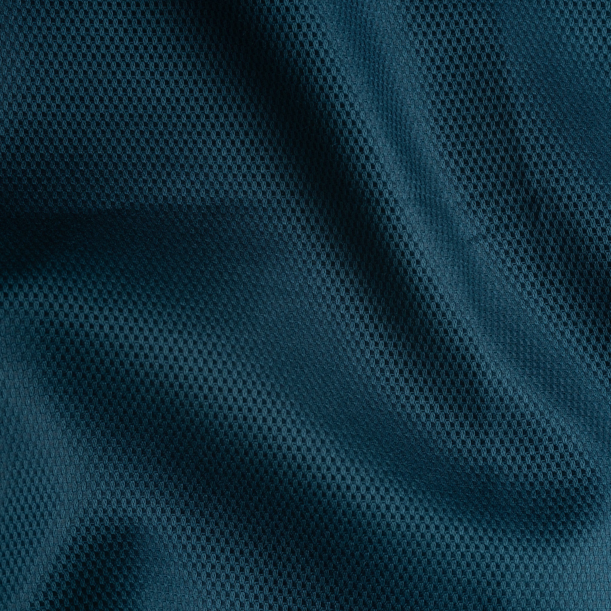 Peacock Blue Softweave Cotton Tencel Textured Shirt For Men - Punekar Cotton