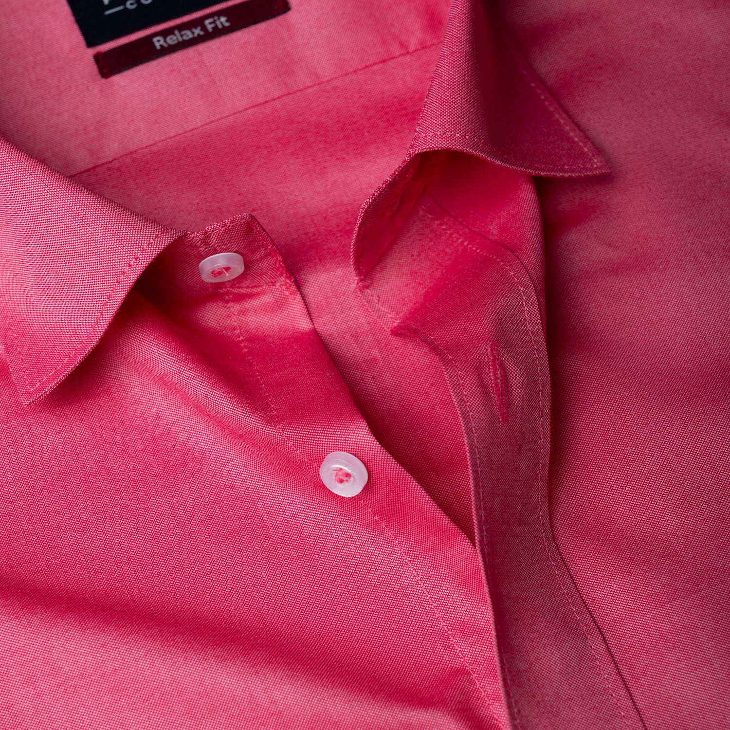 Pink Colour Signature Classic Oxford Shirt For Men