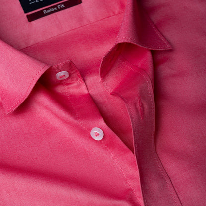Pink Colour Signature Classic Oxford Shirt For Men