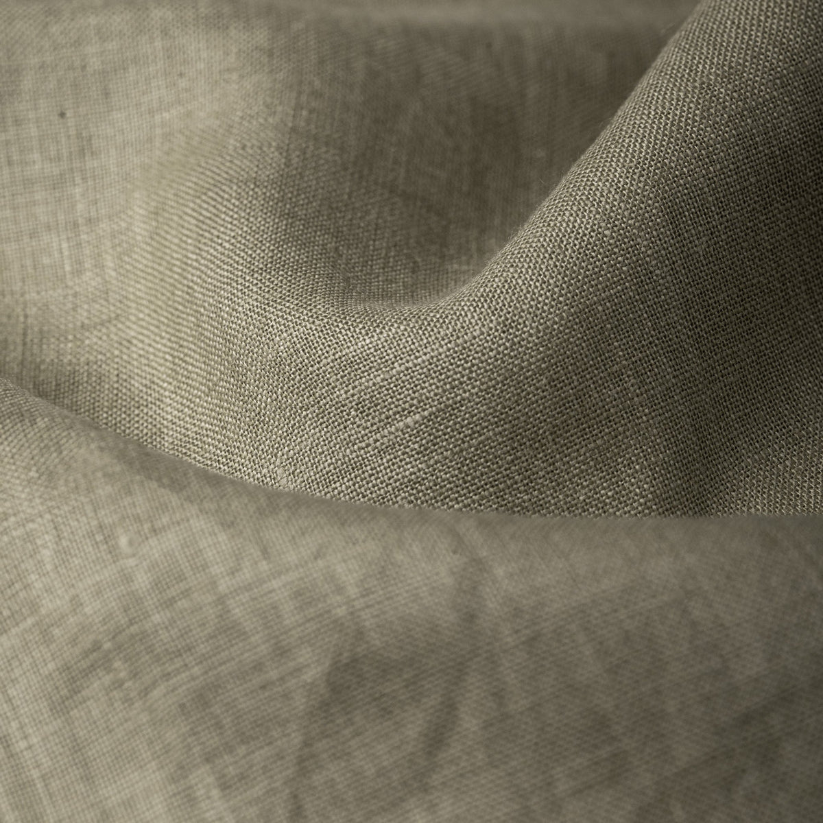 Sage Khaki Color 60Lea Pure Linen Shirt For Men - Punekar Cotton