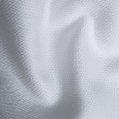 White Softweave Cotton Tencel Textured Shirt For Men - Punekar Cotton